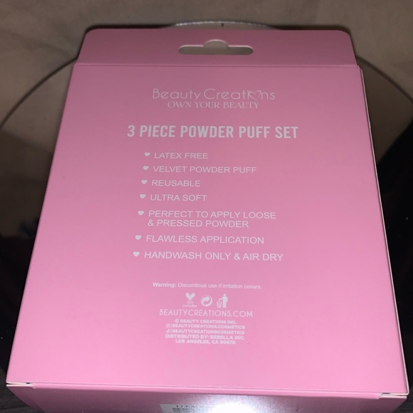 Beauty Creations NEW IN BOX Puff Puff The Perfect Trio - Picture 4 of 4